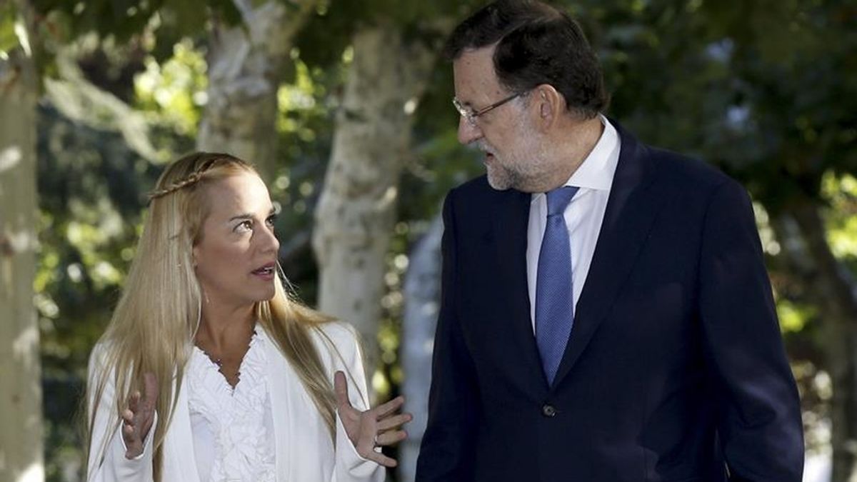 Mariano Rajoy recibe en Moncloa a Lilian Tintori