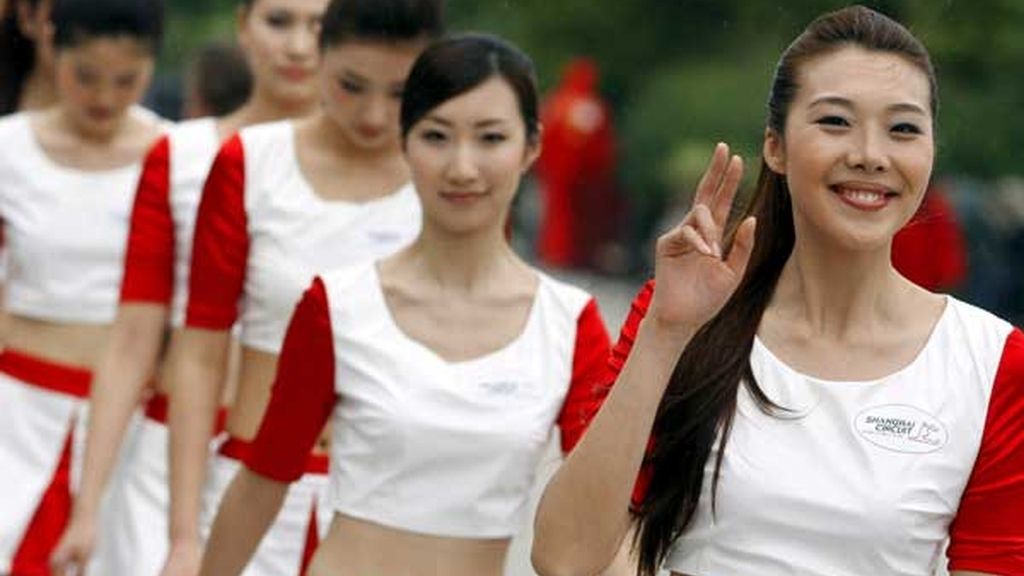 Azafatas en China