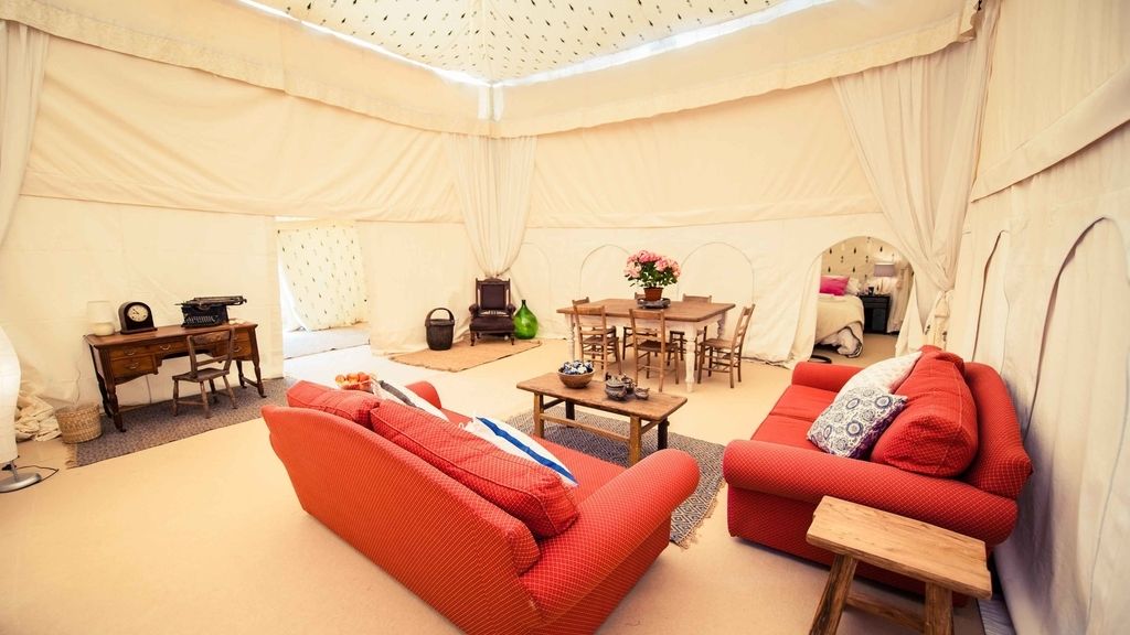 Dormir con lujos en Glastonbury