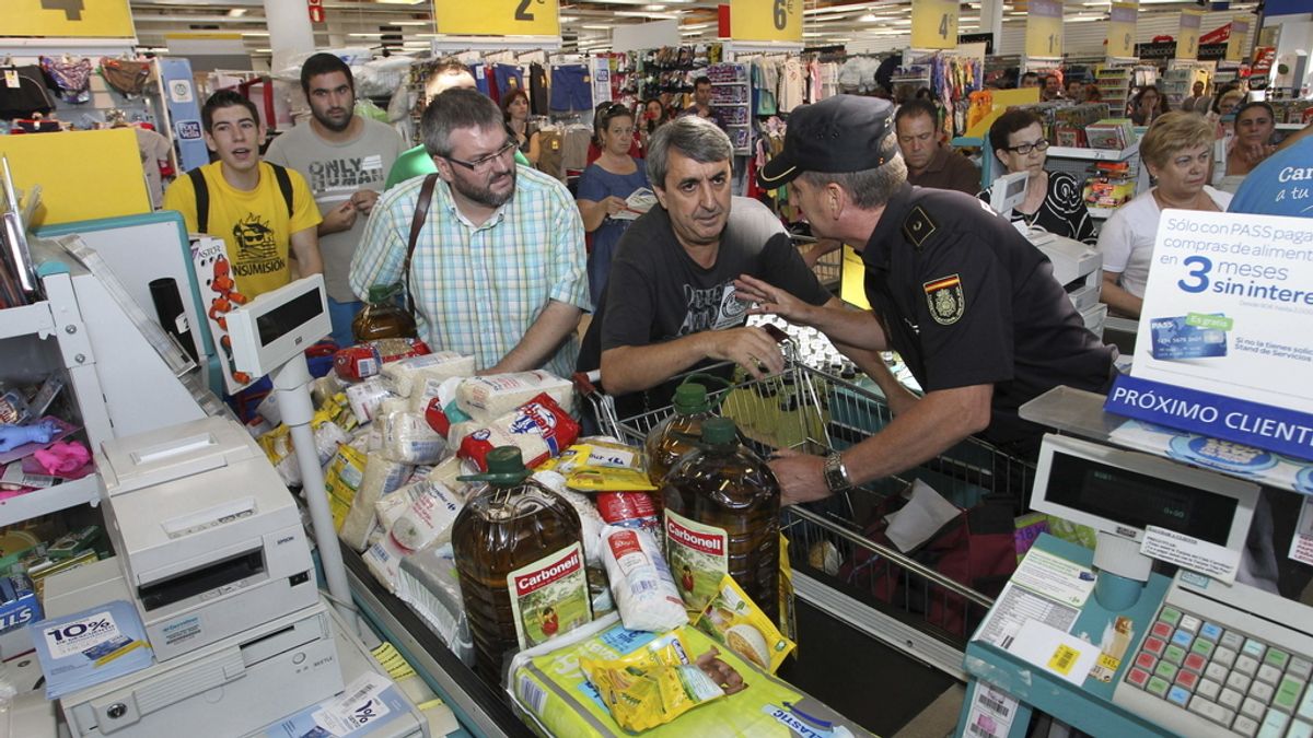 Asalto a un supermercado en Mérida