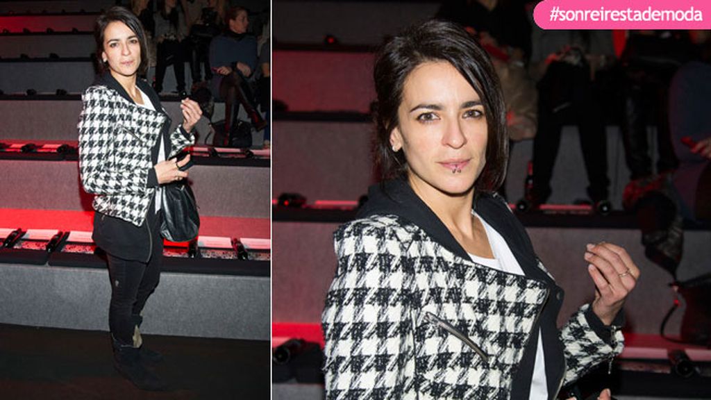 Bebe en el desfile de AA de Amaya Arzuaga