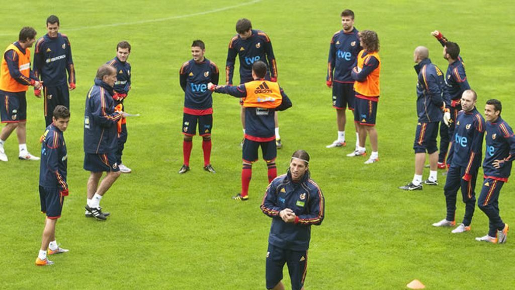 Entrenamiento de 'La Roja' Entrenamiento de 'La Roja'