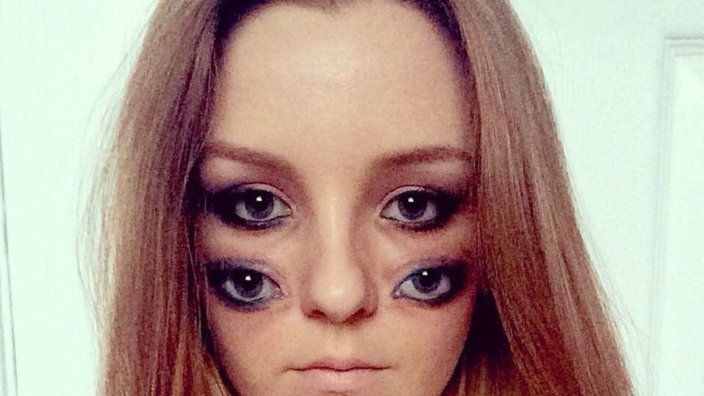 Belinda Maines y sus dos pares de ojos