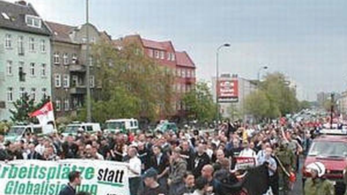 Imagen de archivo de una manifestación de extrema derecha en Alemania.