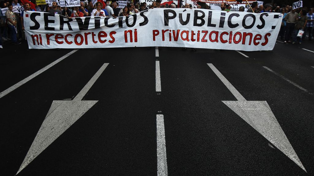 Protestas contra los recortes
