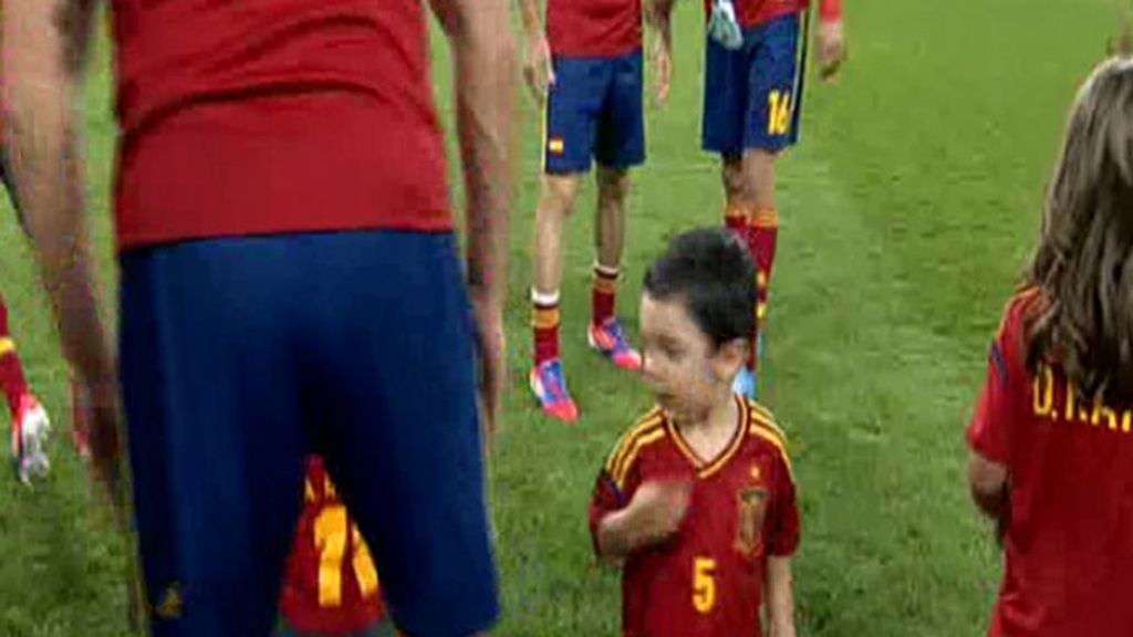 La celebración más familiar de 'La Roja'