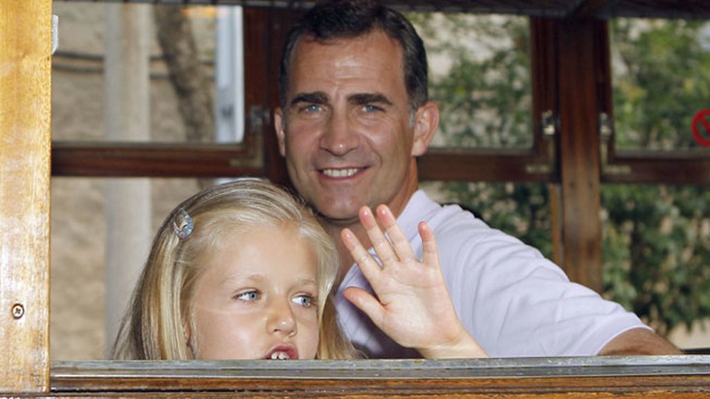 Los príncipes de Asturias y las infantas, de excursión en Mallorca