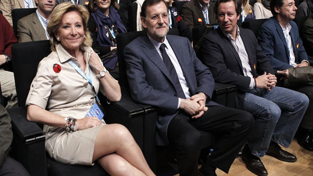 Esperanza Aguirre y Mariano Rajoy