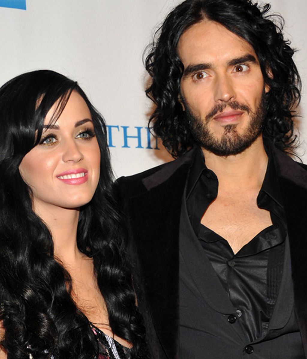 Katy Perry and Russell Brand