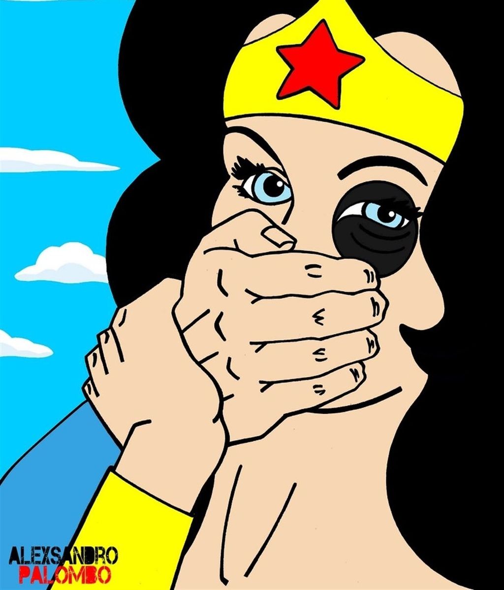 Mujeres animadas contra la violencia de género