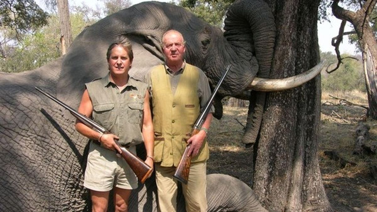 El Rey cazando en Rann Safaris en 2007