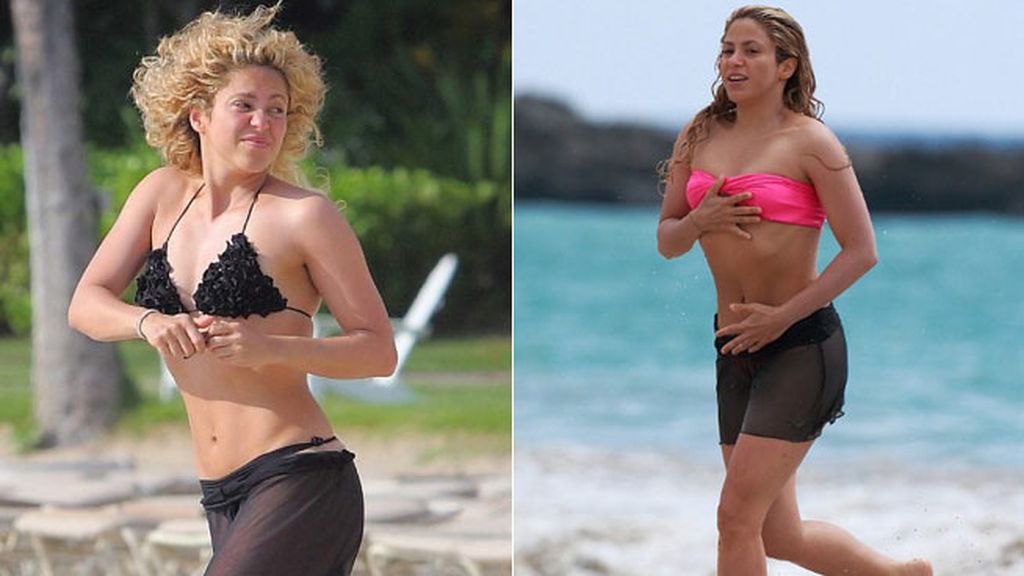 Vientre plano, poses sensuales... Así está Shakira en bikini después de dar a luz