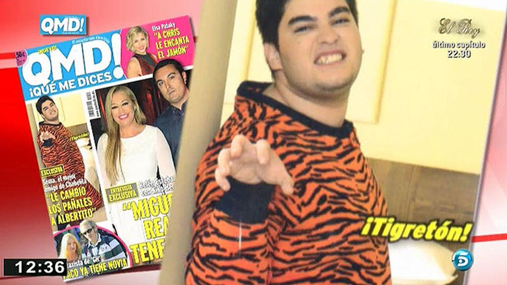 El amigo de Chabelita posa para '¡Qué me dices!'