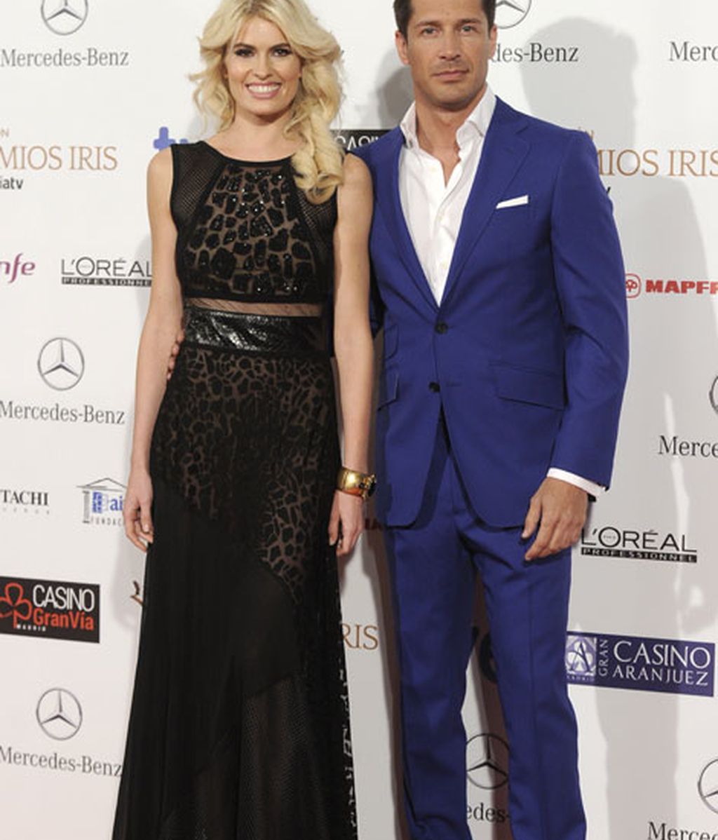 Adriana Abenia y Jaime Cantizano también posaron juntos