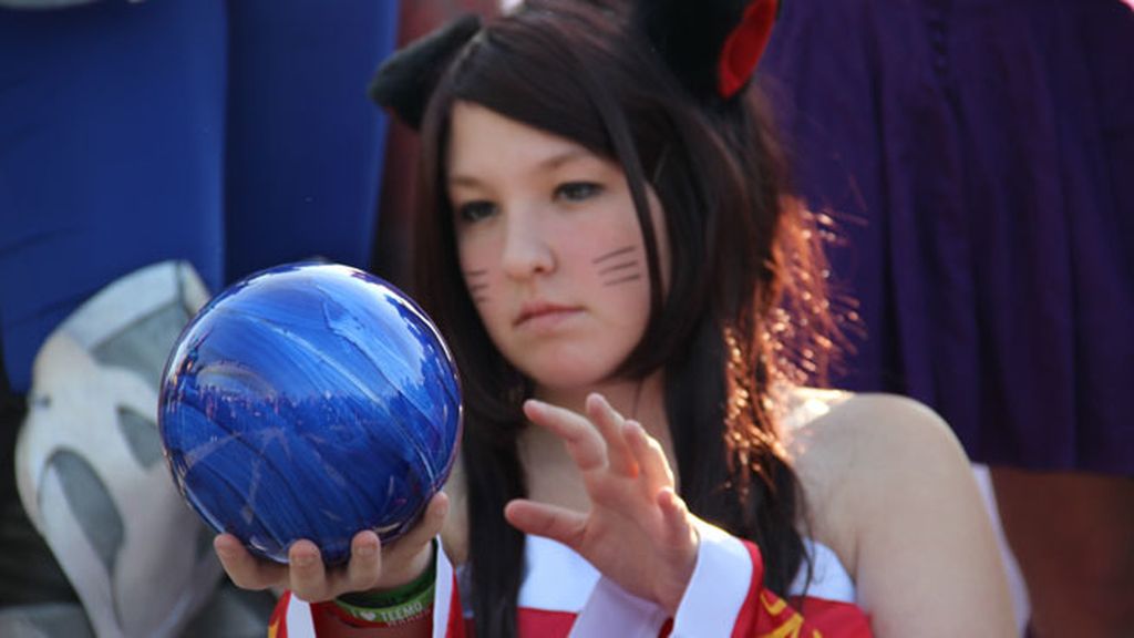 Durante las finales del campeonato del mundo