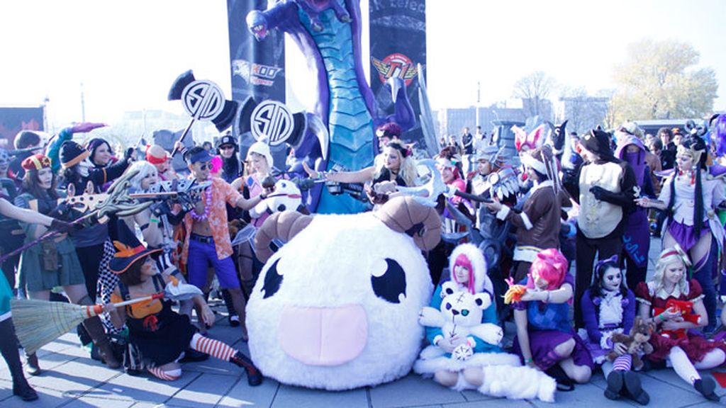 Durante las finales del campeonato del mundo