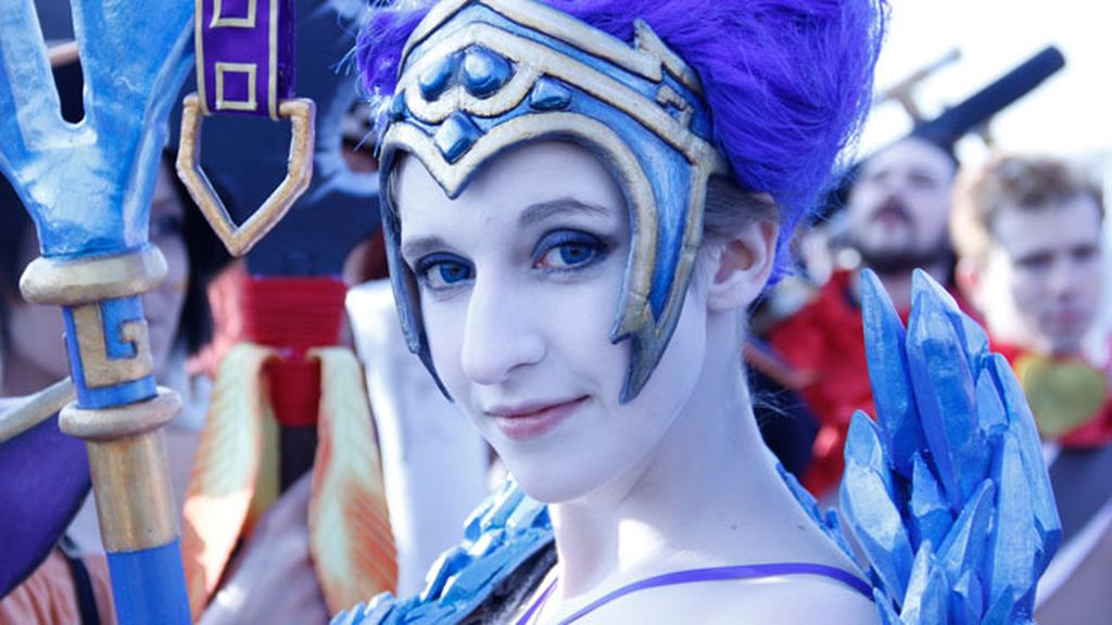 Durante las finales del campeonato del mundo