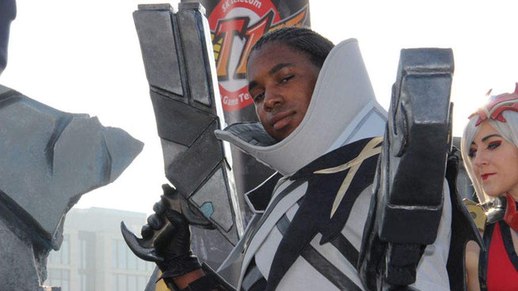 Durante las finales del campeonato del mundo