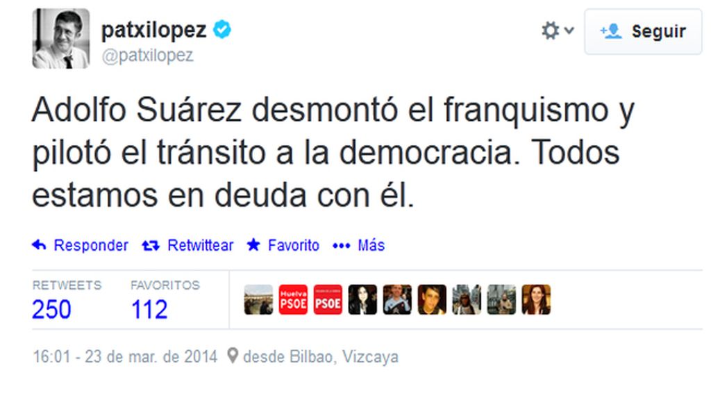 Twitter muestra su dolor por la muerte de Suárez