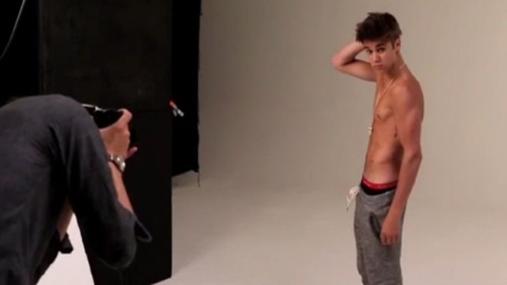 La sesión de foto de Justin Bieber