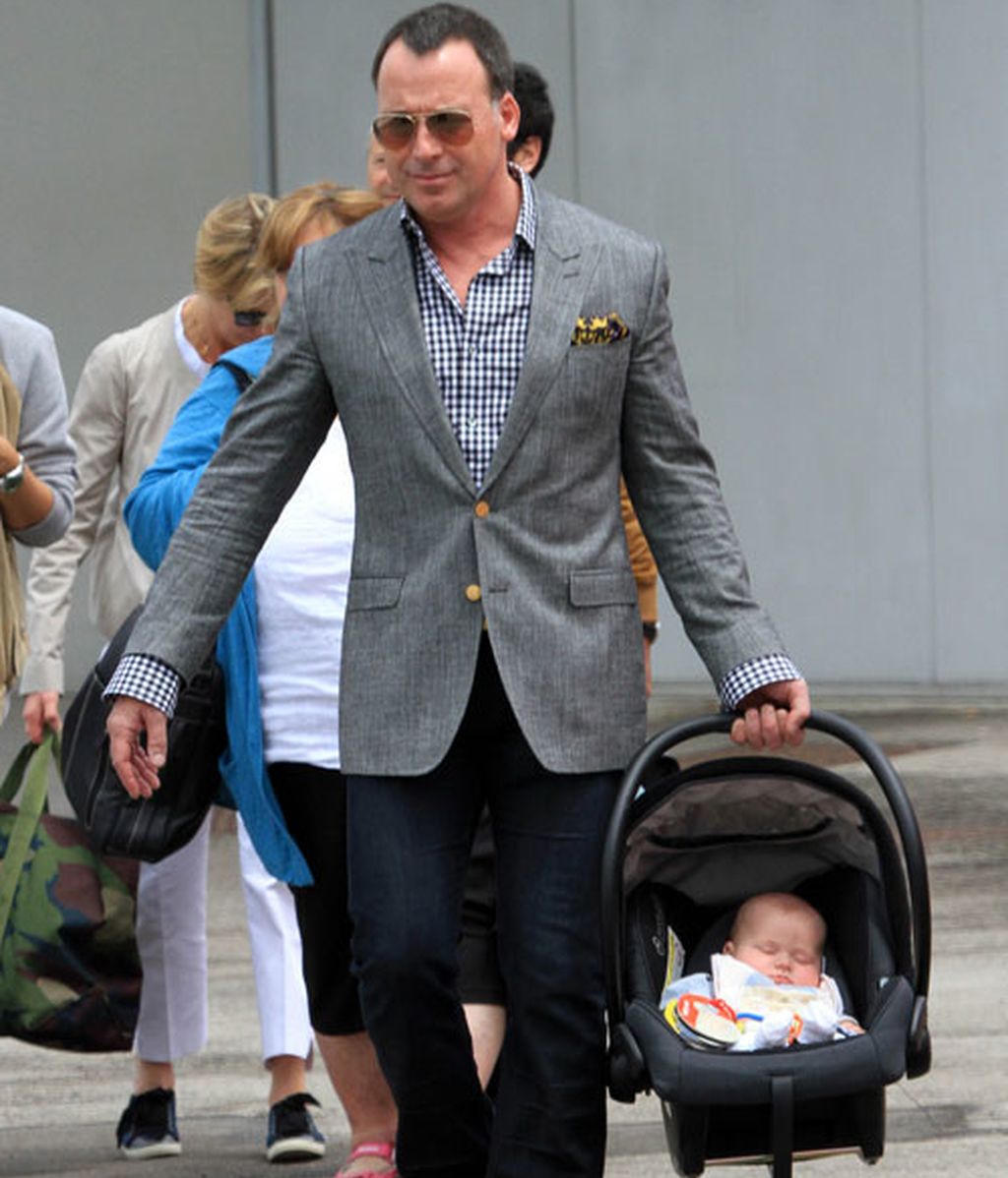 Zach, el bebé viajero de Elton John