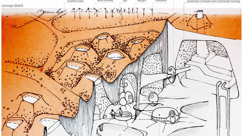 Máquinas que usarían energía solar para construir casas