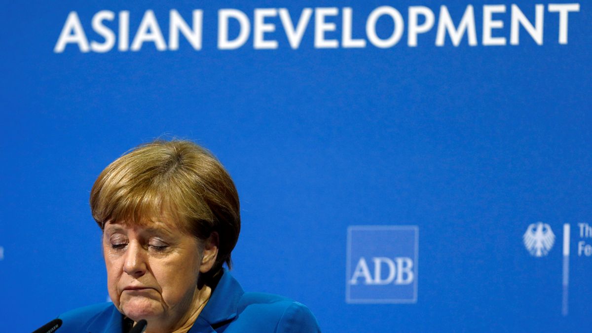 Angela Merkel en el Banco Asiático de Desarrollo