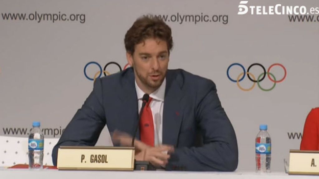 Pau Gasol, defendiendo la candidatura de Madrid 2020 ante el COI