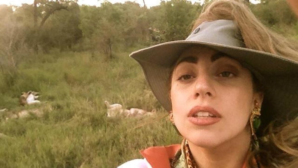 Lady Gaga se va de safari por Sudáfrica