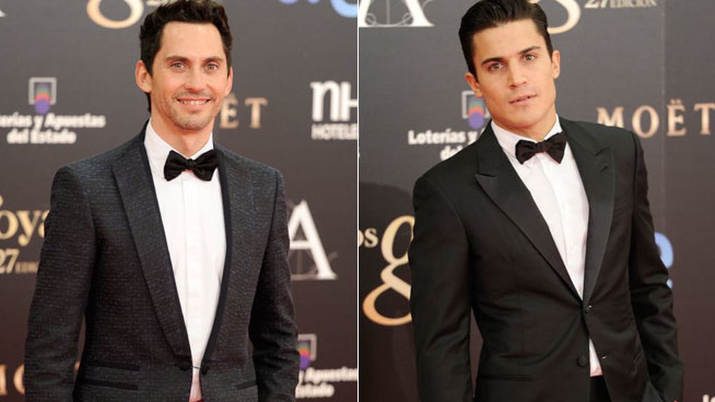 Paco León y Álex González, con la (ex) familia