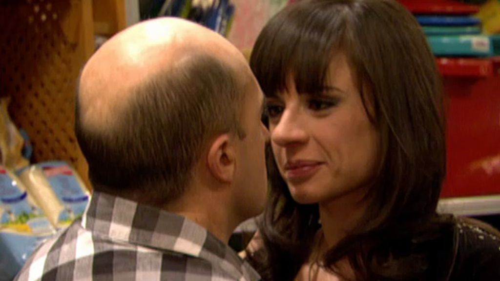 Chema y Soraya: el beso