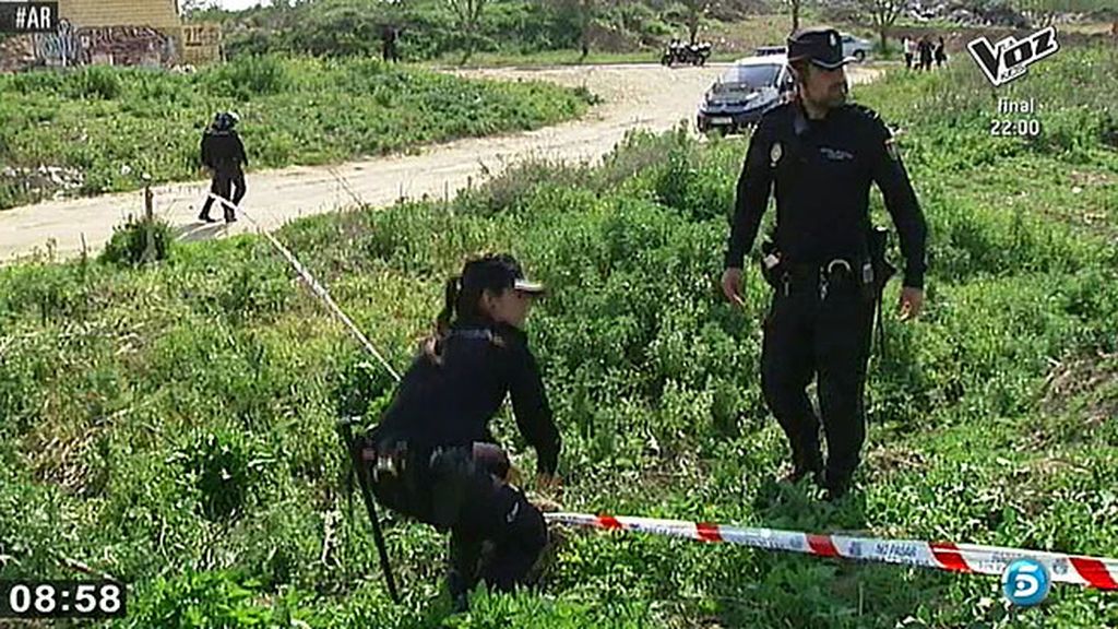 La policía científica ya ha comenzado a analizar los restos