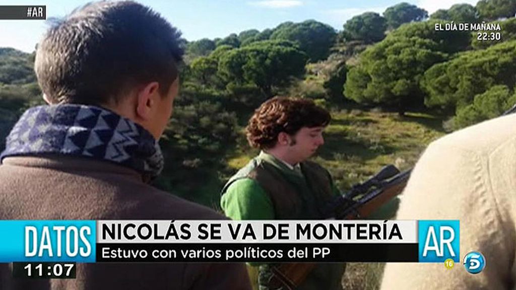 Imágenes exclusivas: F. Nicolás se va de montería a Alcántara con miembros del PP
