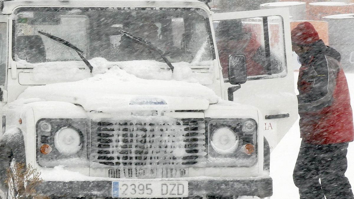La nieve ya ha hecho acto de presencia en Cantabria