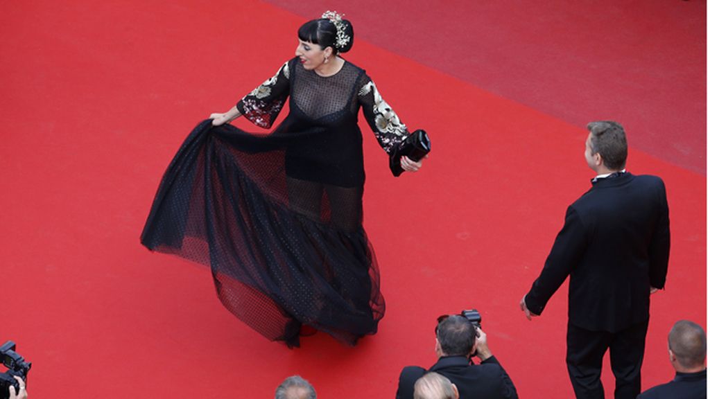 Rossy de Palma deslumbra en la alfombra roja de Cannes