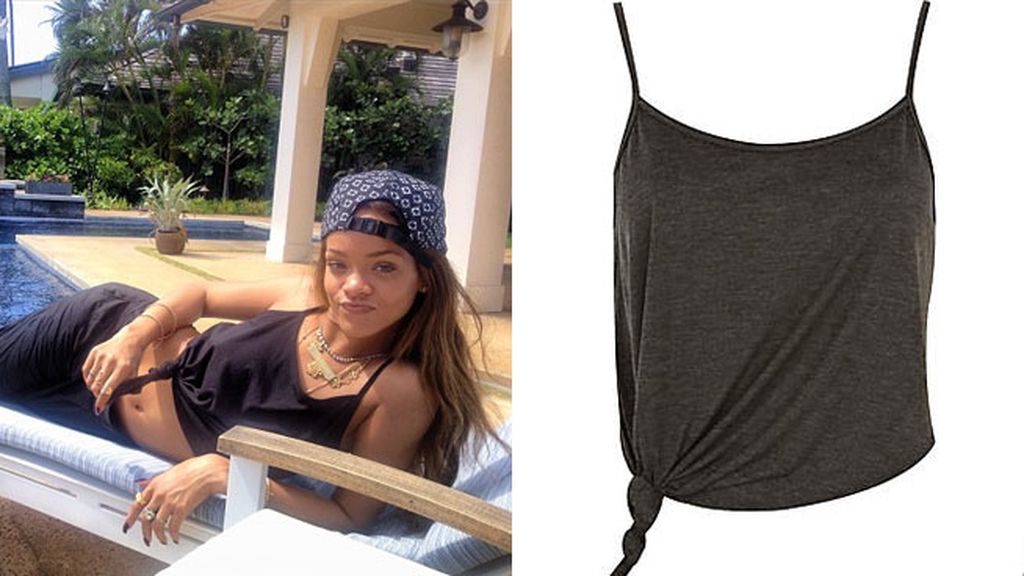 Así lleva Rihanna sus propios diseños