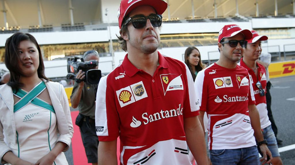 Alonso: "Si Vettel no gana aquí,lo hará en una de las próximas carreras" Alonso: "Si Vettel no gana aquí,lo hará en una de las próximas carreras"