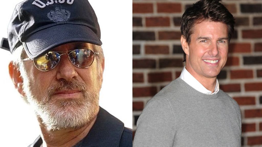 Steven Spielberg y Tom Cruise