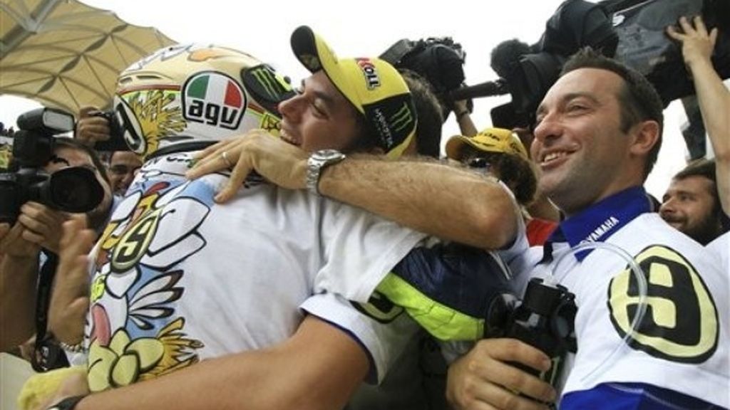 Rossi celebra su noveno Mundial