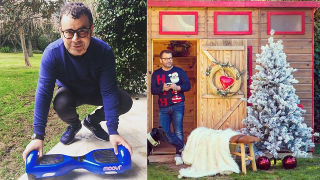 Jorge Javier Vázquez, "rumbo a algún lugar" con su nuevo monopatín eléctrico