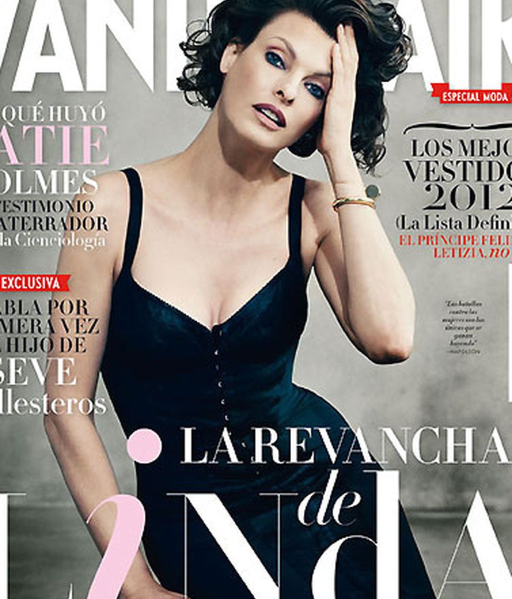 Linda Evangelista en Vanity Fair