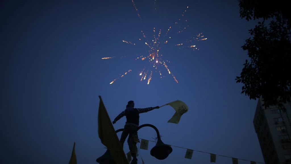 Fiesta de reivindicación en Palestina por el nuevo año