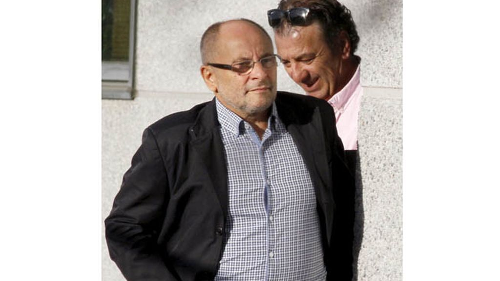 El alcalde de Ourense, Francisco Rodríguez llega a los juzgados de Lugo