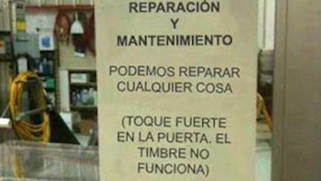 Carteles curiosos que te sacan, al menos, una sonrisa