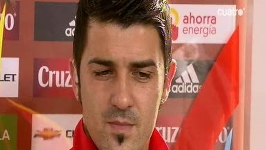 David Villa habla de la actualidad de 'La Roja'