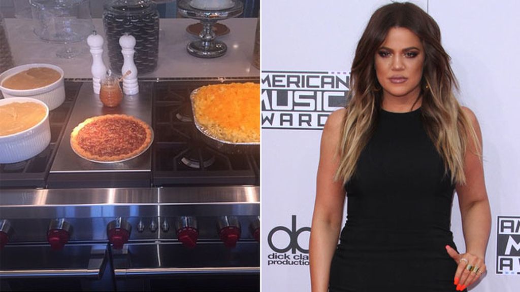 Khloe Kardashian ha preparado su primera fiesta de 'thanksgiving' en su casa