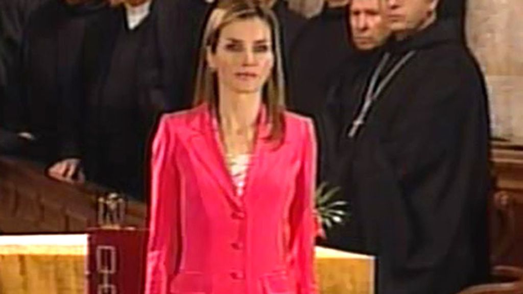 Chaqueta rosa para la futura reina