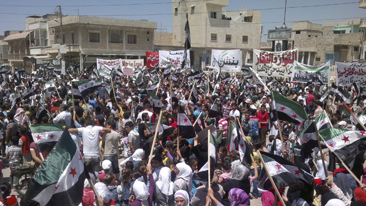 Manifestaciones de protesta contra el régimen de Bachar el Asad