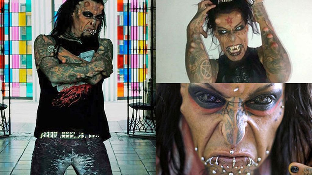 Hombre “diablo”: 11 años modificando su cuerpo Hombre “diablo”: 11 años modificando su cuerpo