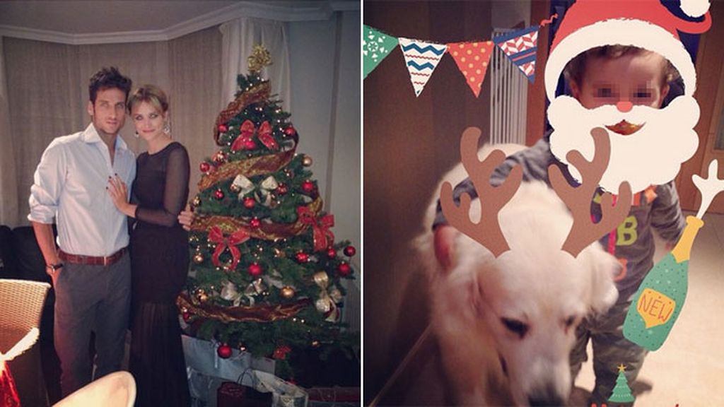 Lucas, un pequeño Papá Noel con su reno
